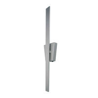WANDLEUCHTE   - Silberfarben, Basics, Metall (62cm) - Näve