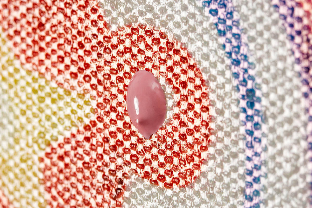 OLJEMÅLNING 90/90 cm  - multicolor, Trend, trä/textil (90/90cm) - Kayoom