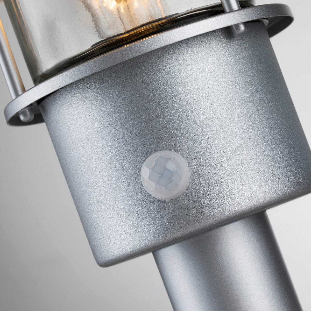 SOCKELLEUCHTE - Silberfarben, Konventionell, Glas/Metall (27.5/33.7cm) - Elstead Lighting