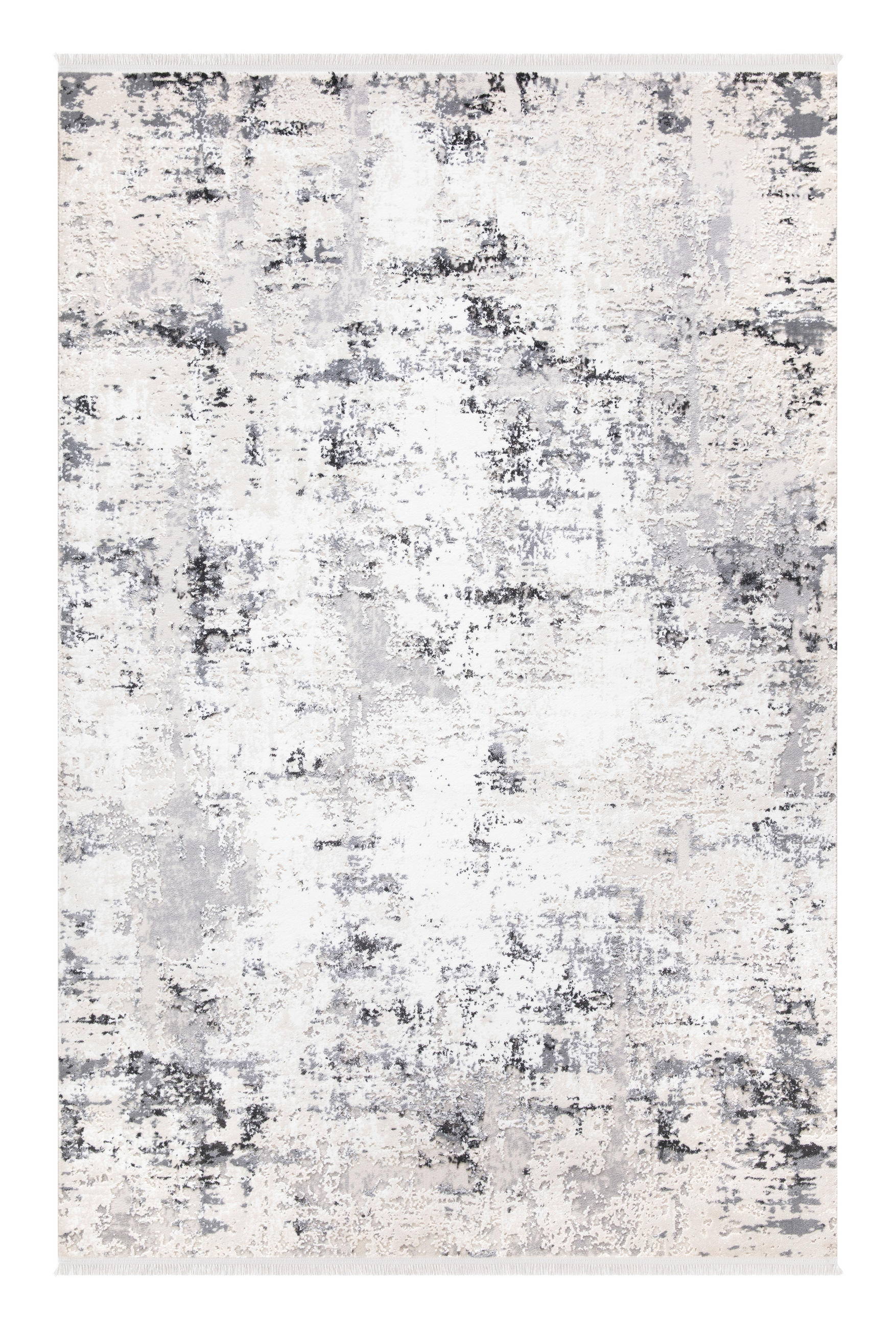 VINTAGE-TEPPICH 160/230 cm Lotus Grau, Schwarz, Weiß, Beige  - Beige/Schwarz, LIFESTYLE, Textil (160/230cm) - Novel