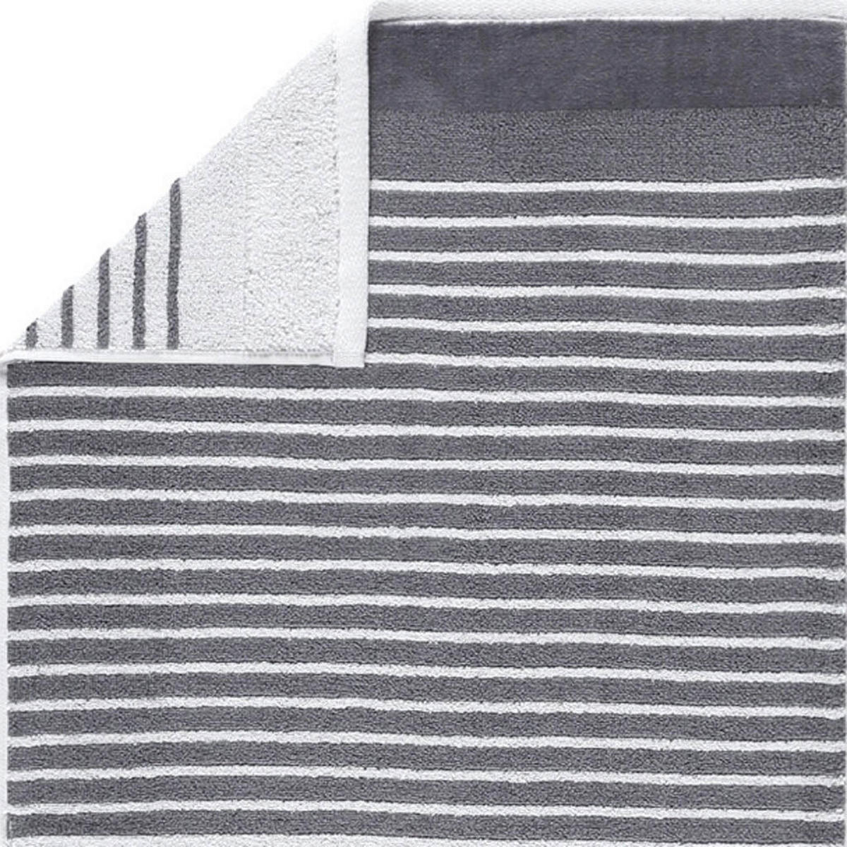HANDTUCH 50/100 cm MARIS Schwarz, Hellgrau  - Hellgrau/Schwarz, Basics, Textil (50/100cm)