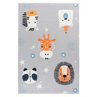 KINDERTEPPICH 115/170 cm My Greta Tier  - Multicolor, Trend, Textil (115/170cm) - Obsession