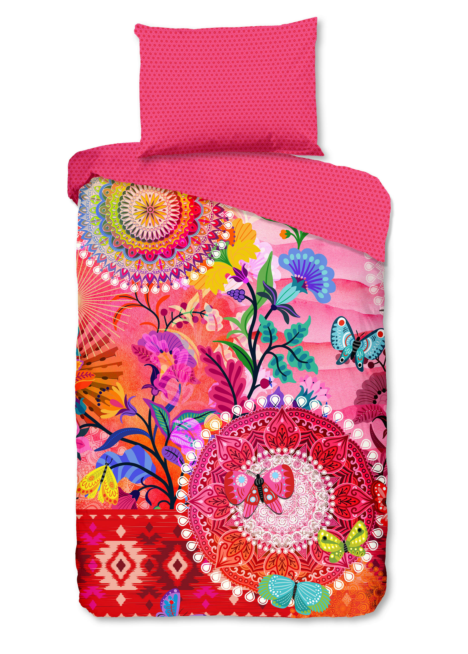 Bettwäsche Giselah Multicolor 140x200 Cm