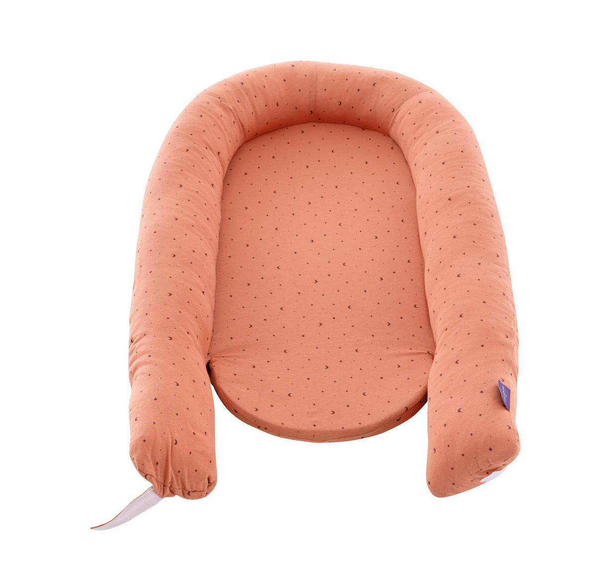 KUSCHELNEST MOON ROST    - Rostfarben, Basics, Textil (52/8/76cm) - Träumeland