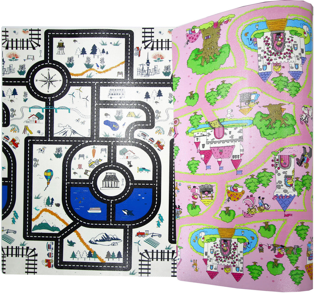 SPIELTEPPICH  - Multicolor, Basics, Kunststoff (200/120/0,3cm) - My Baby Lou