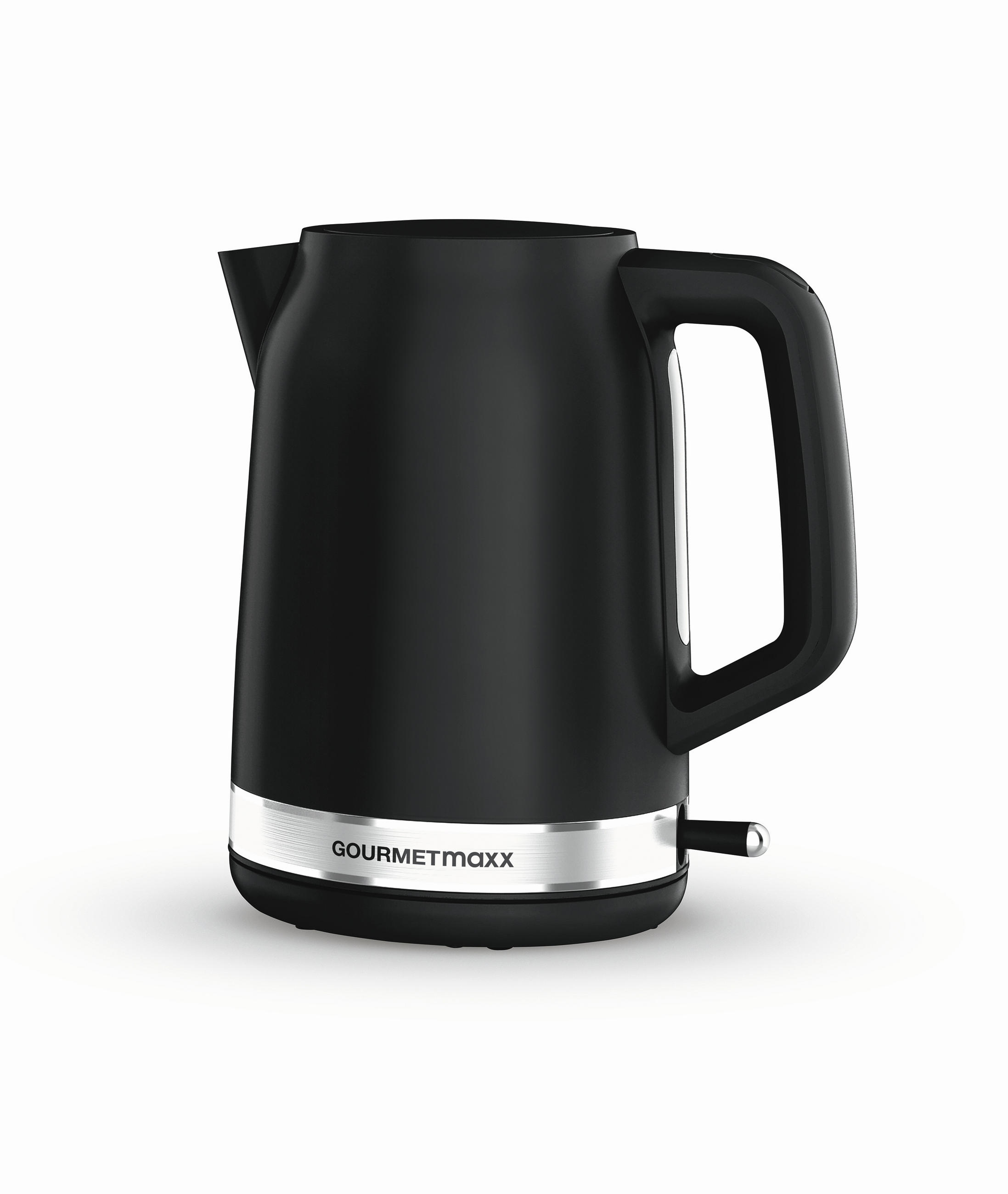 WASSERKOCHER GOURMETmaxx 1,7 L  - Schwarz, Basics, Kunststoff (22,1/15,6/23,7cm) - GOURMETMAXX