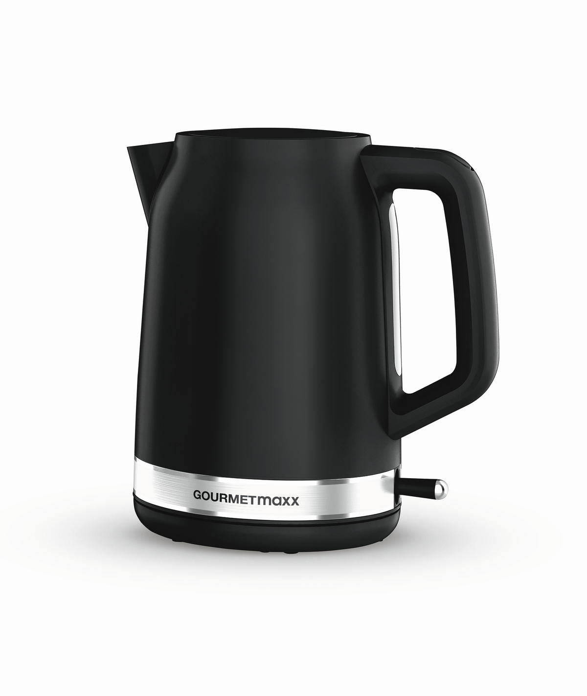 WASSERKOCHER GOURMETmaxx 1,7 L  - Schwarz, Basics, Kunststoff (22,1/15,6/23,7cm) - GOURMETMAXX