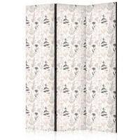 PARAVENT - Beige/Braun, Basics, Textil (135/172/3cm) - artgeist