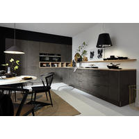 EINBAUKÜCHE   - Eichefarben/Grau, MODERN, Holzwerkstoff - Dieter Knoll