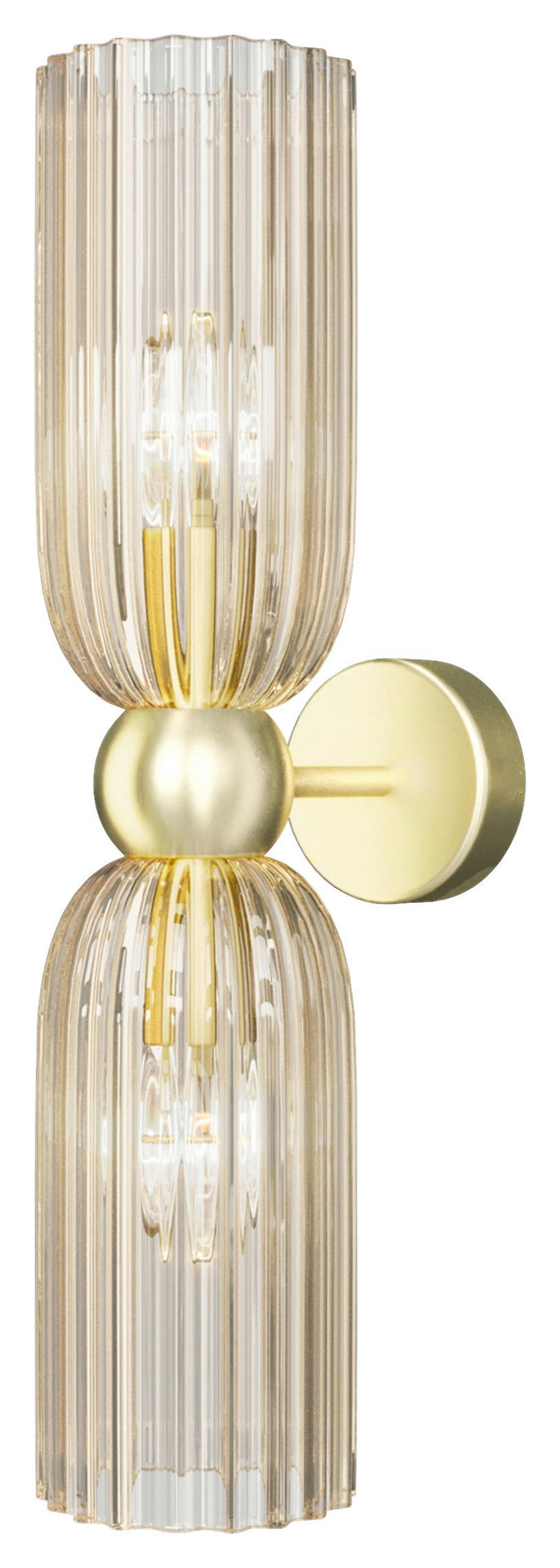 WANDLEUCHTE - Goldfarben, Glas/Metall (18/43,5/10cm) - MAYTONI