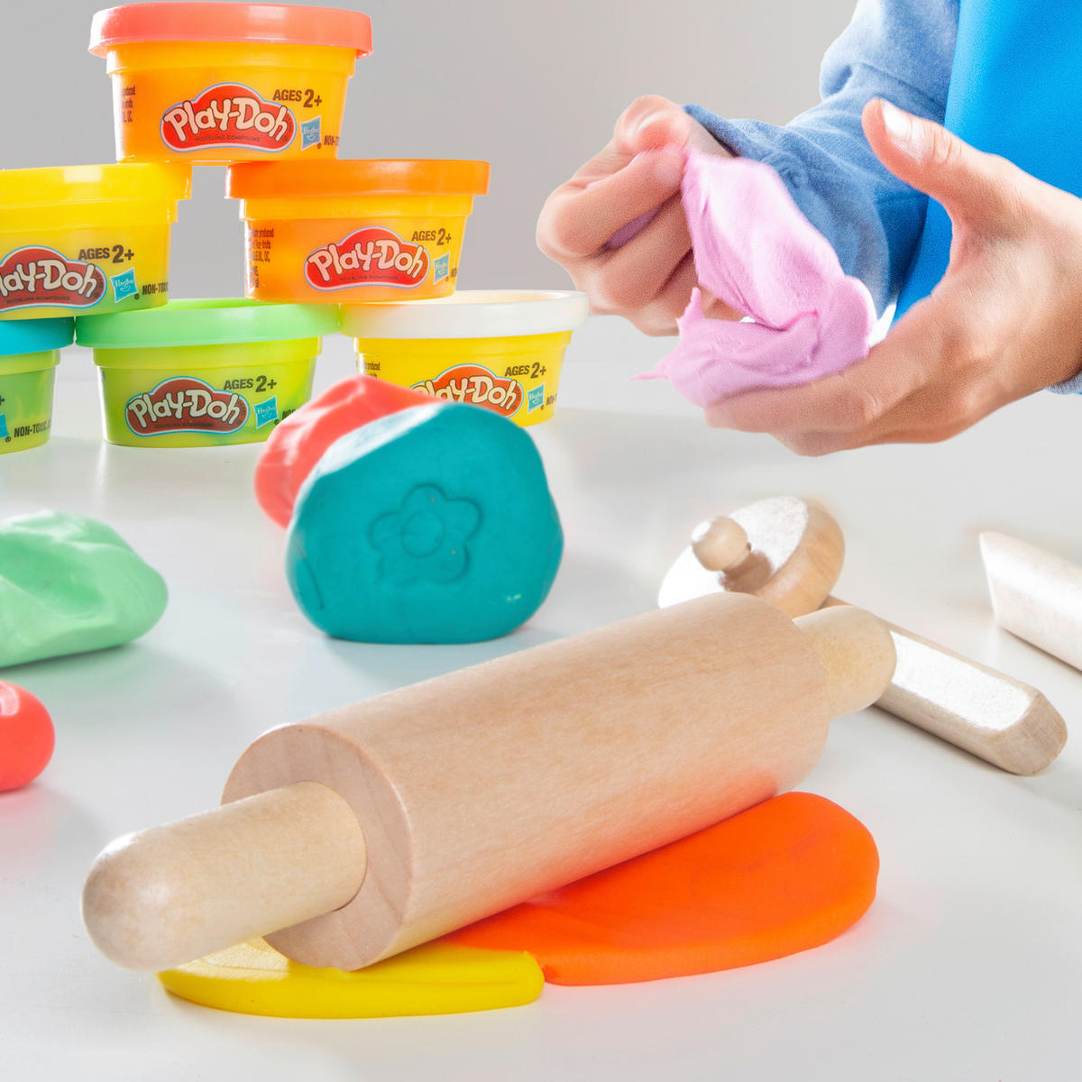 KINDERSITZGRUPPE - Multicolor, Basics, Naturmaterialien/Holz - Roba