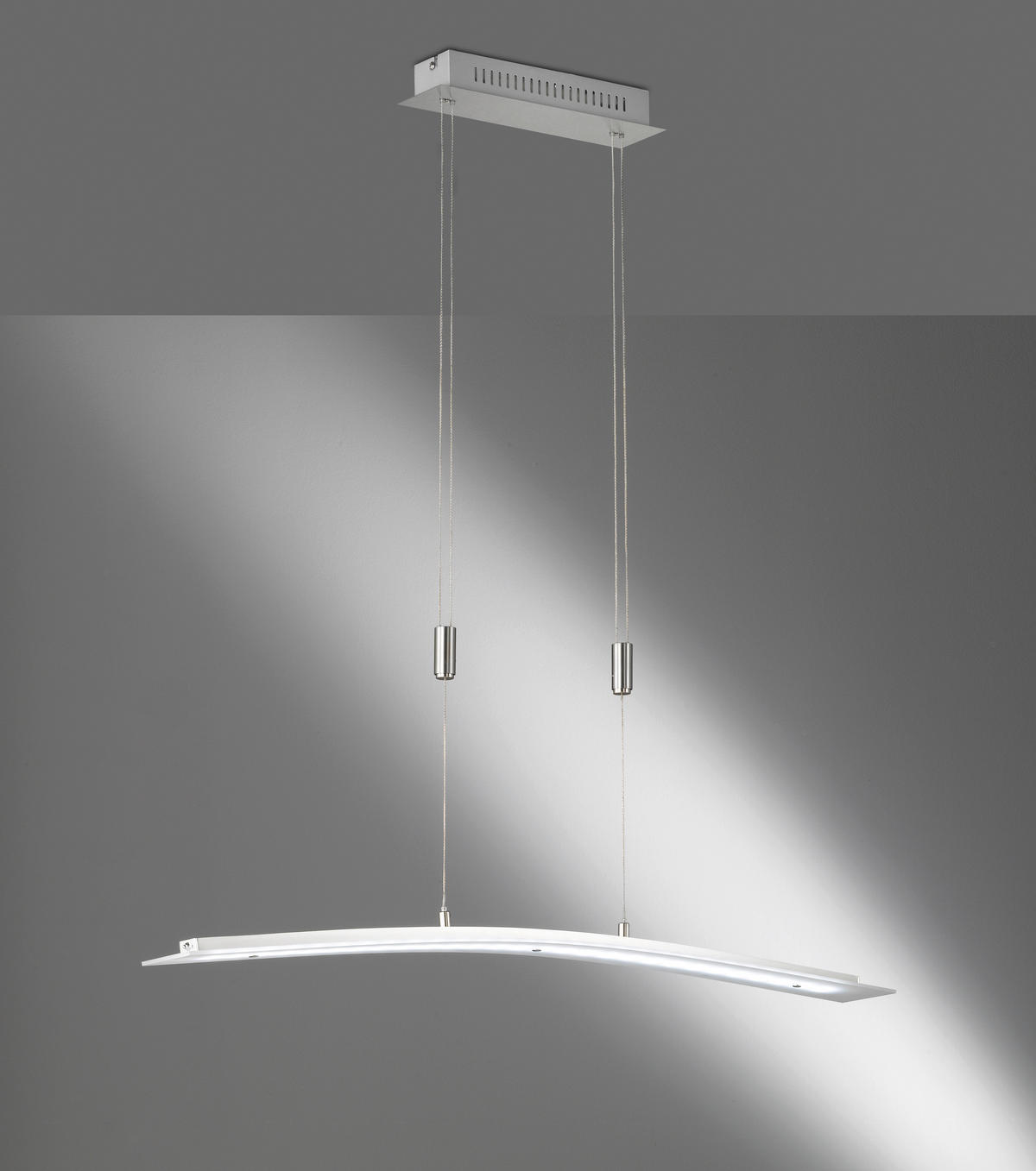 LED-HÄNGLAMPA 90/9/80-150 cm  - kromfärg, Klassisk, metall (90/9/80-150cm) - Fischer & Honsel