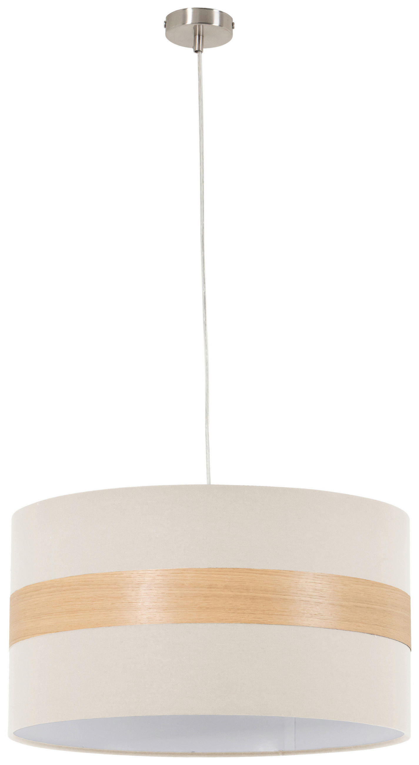 HÄNGELEUCHTE 45/120 cm   - Creme, MODERN, Holz/Kunststoff (45/120cm) - Novel