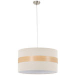 HÄNGELEUCHTE 45/120 cm  - Creme, MODERN, Holz/Kunststoff (45/120cm) - Novel