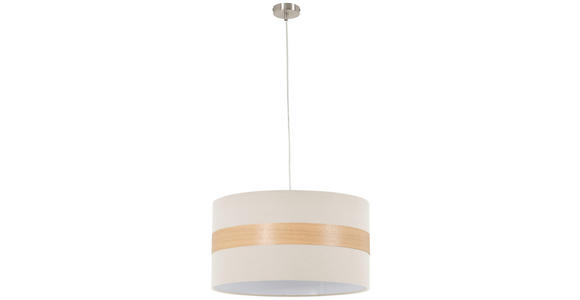HÄNGELEUCHTE 45/120 cm  - Creme, MODERN, Holz/Kunststoff (45/120cm) - Novel