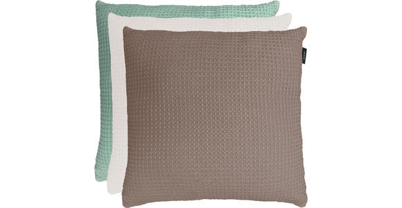 ZIERKISSEN    - Braun, KONVENTIONELL, Textil (45/45cm) - Novel