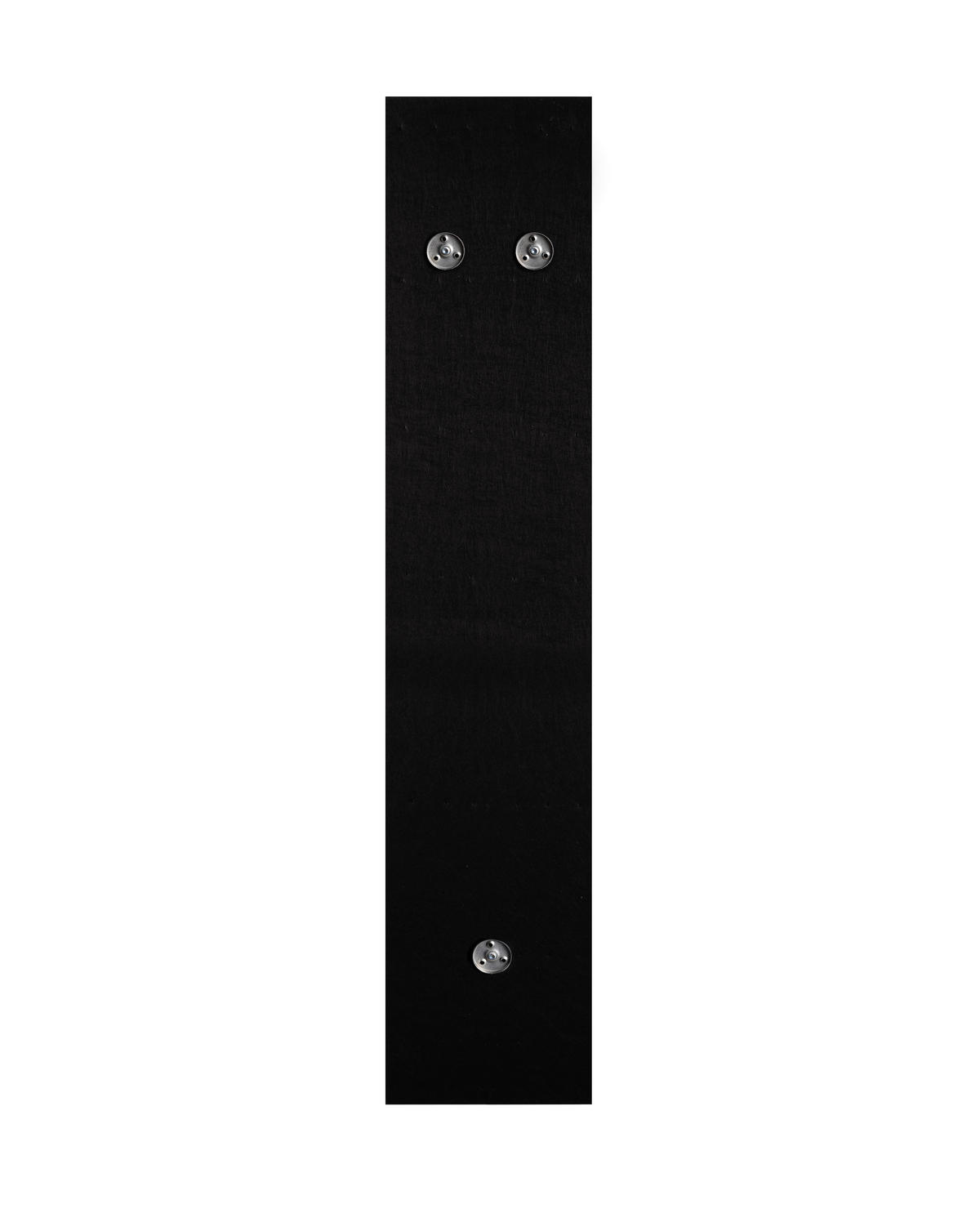 GARDEROBENPANEEL  in 25/160/7 cm  - Schwarz/Grau, MODERN, Holzwerkstoff/Textil (25/160/7cm) - Xora
