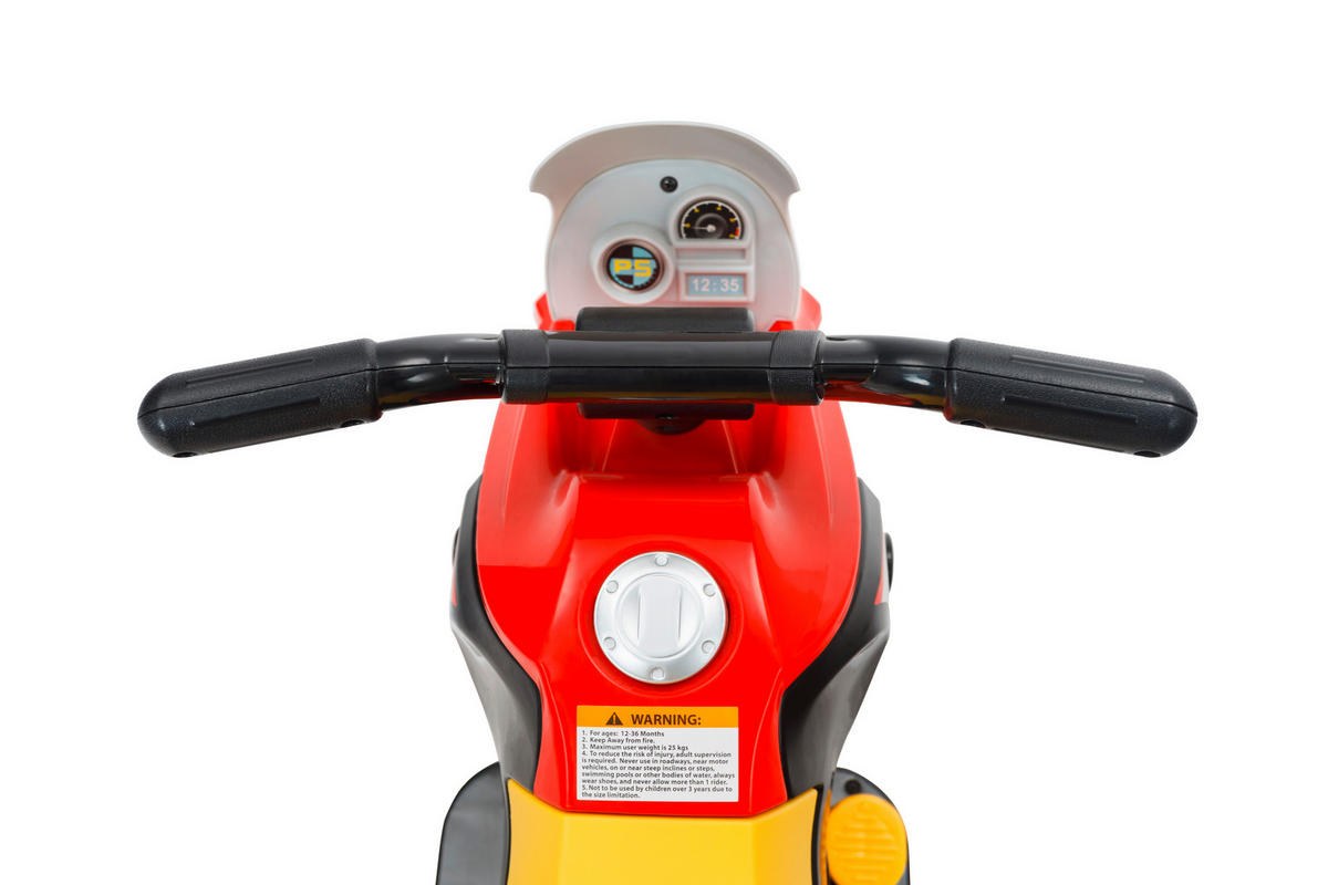 ELEKTRIČNI DJEČJI MOTOCIKL   - crvena/crna, Basics, metal/plastika (66cm)