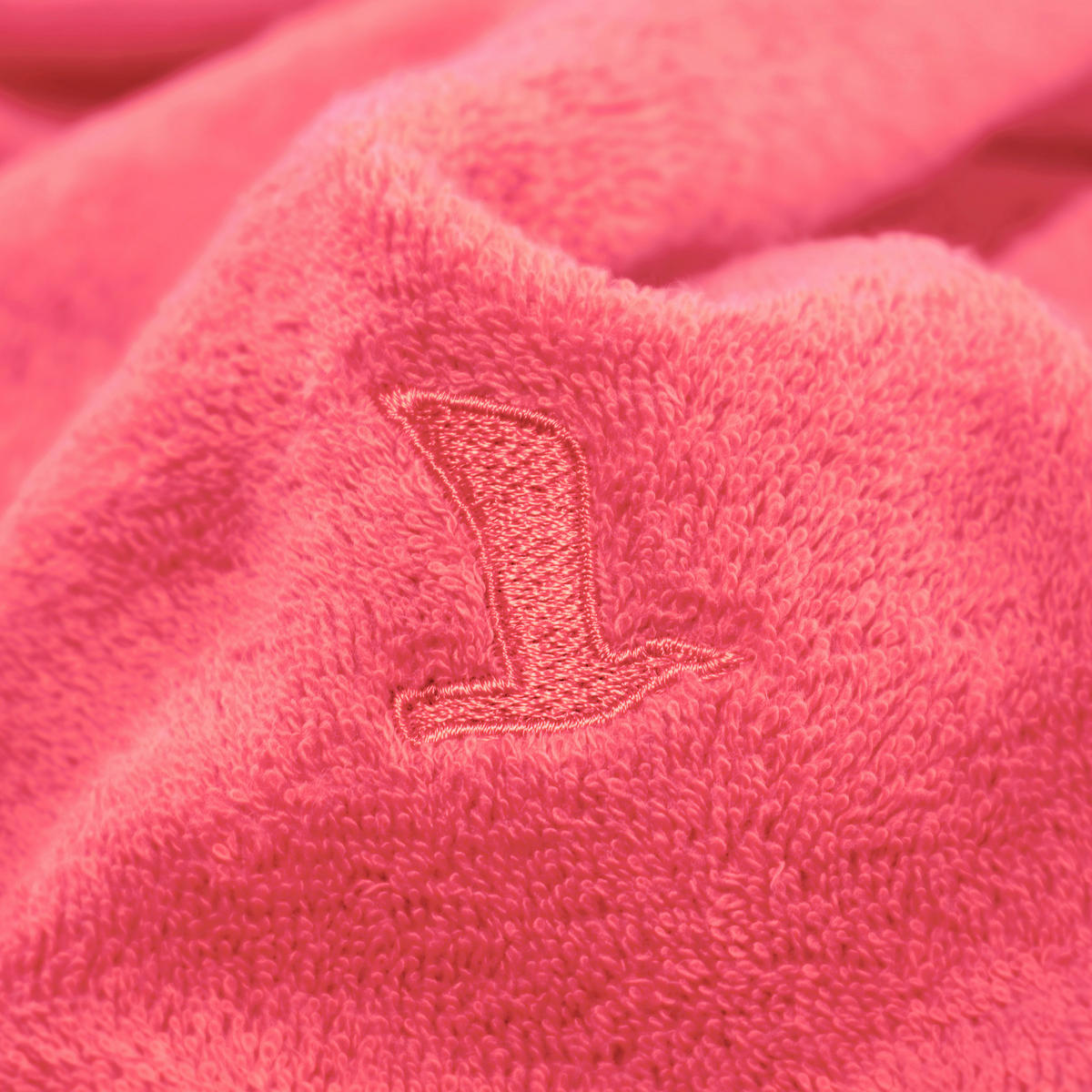 HANDTUCH Superwuschel Koralle  - Koralle, Basics, Textil (50/100cm) - Moeve