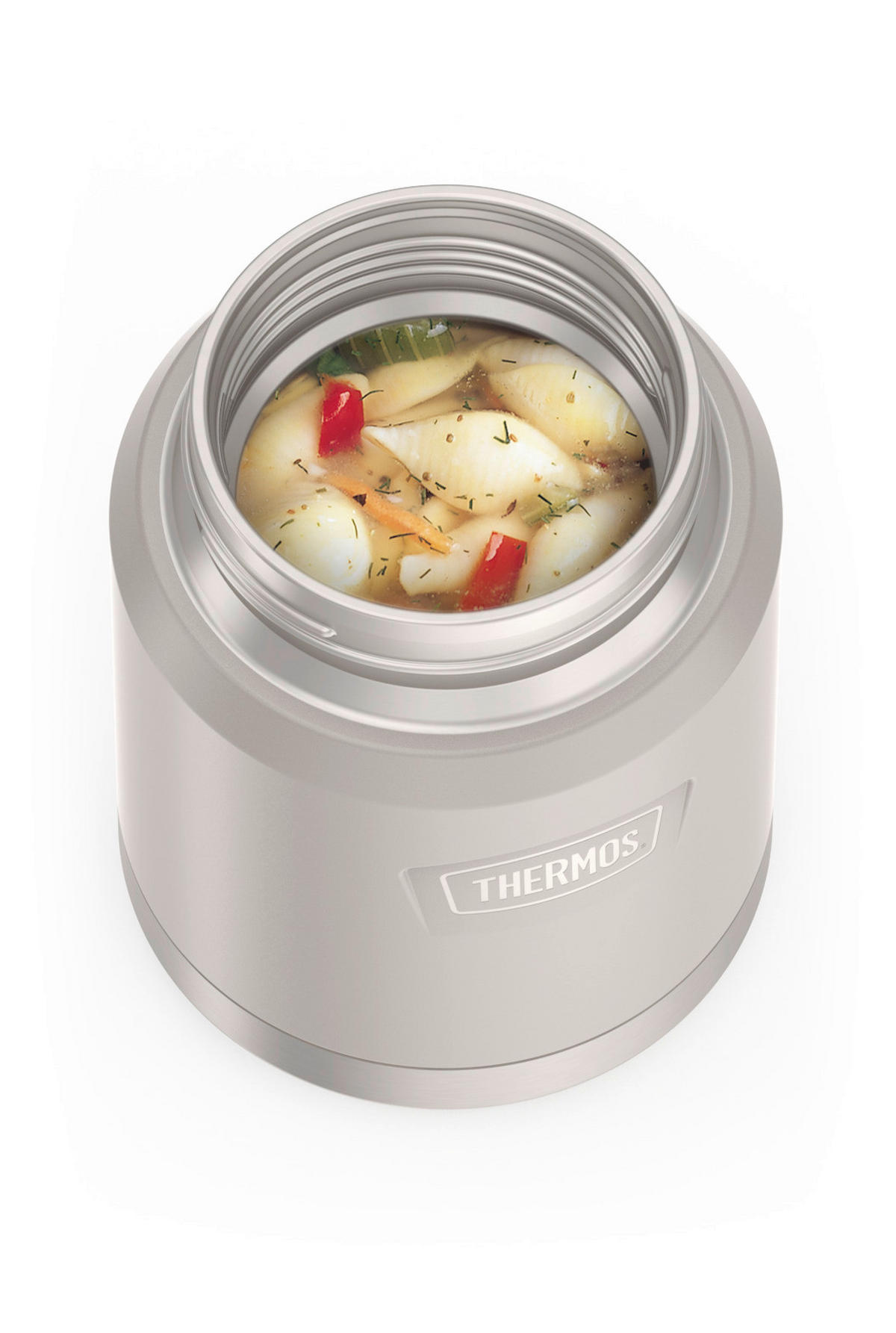 ISOLIERSPEISEGEFÄSS ICON 0,47 L  - Greige, Basics, Metall (0,47l) - Thermos