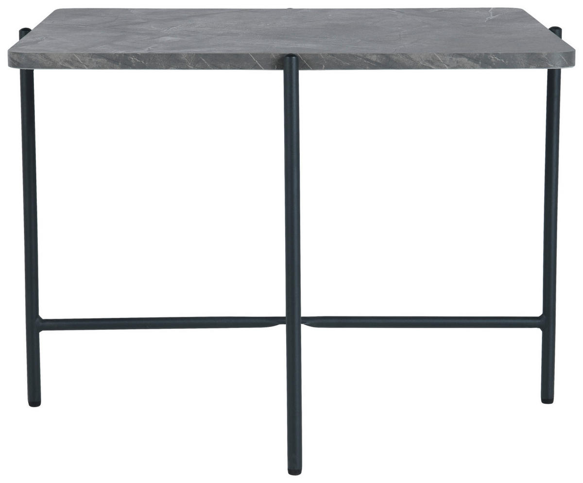 COUCHTISCH in Metall, Holzwerkstoff  - Schwarz/Grau, Design, Holzwerkstoff/Metall (60/45/60cm) - MID.YOU