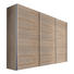 SCHWEBETÜRENSCHRANK 3 -türig Sonoma Eiche - Alufarben/Sonoma Eiche, KONVENTIONELL, Holzwerkstoff/Metall (300/216/68cm) - Hom`in
