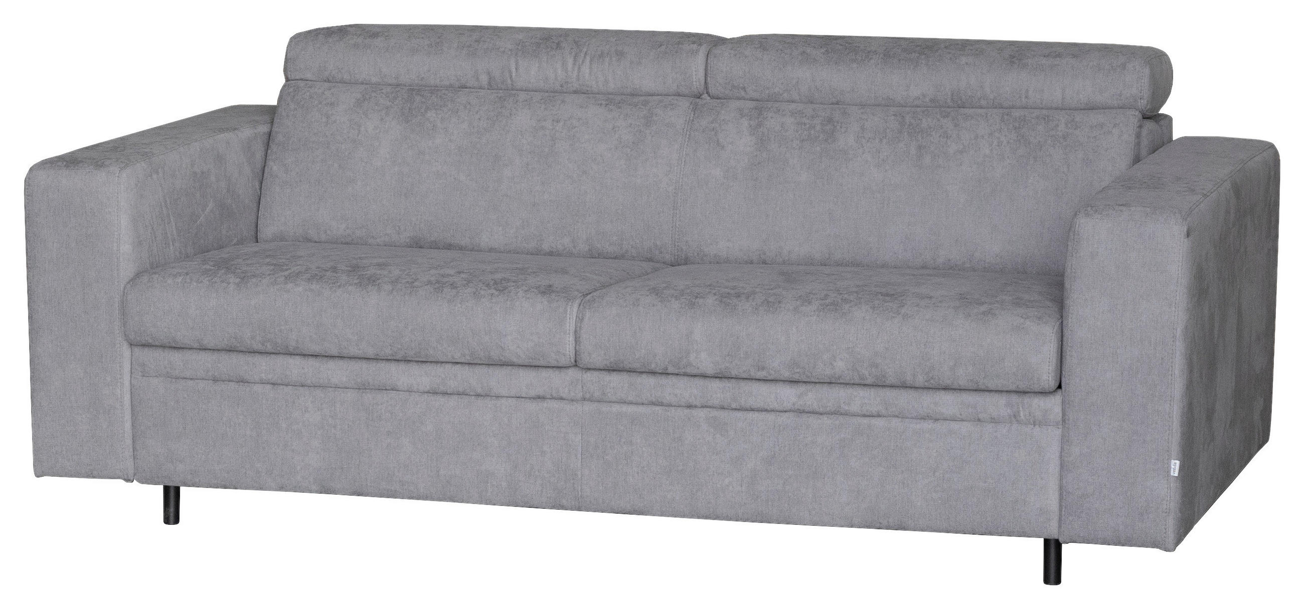 KANAPÉÁGY szürke  - fekete/szürke, Konventionell, műanyag/textil (206/82-100/101cm) - Venda