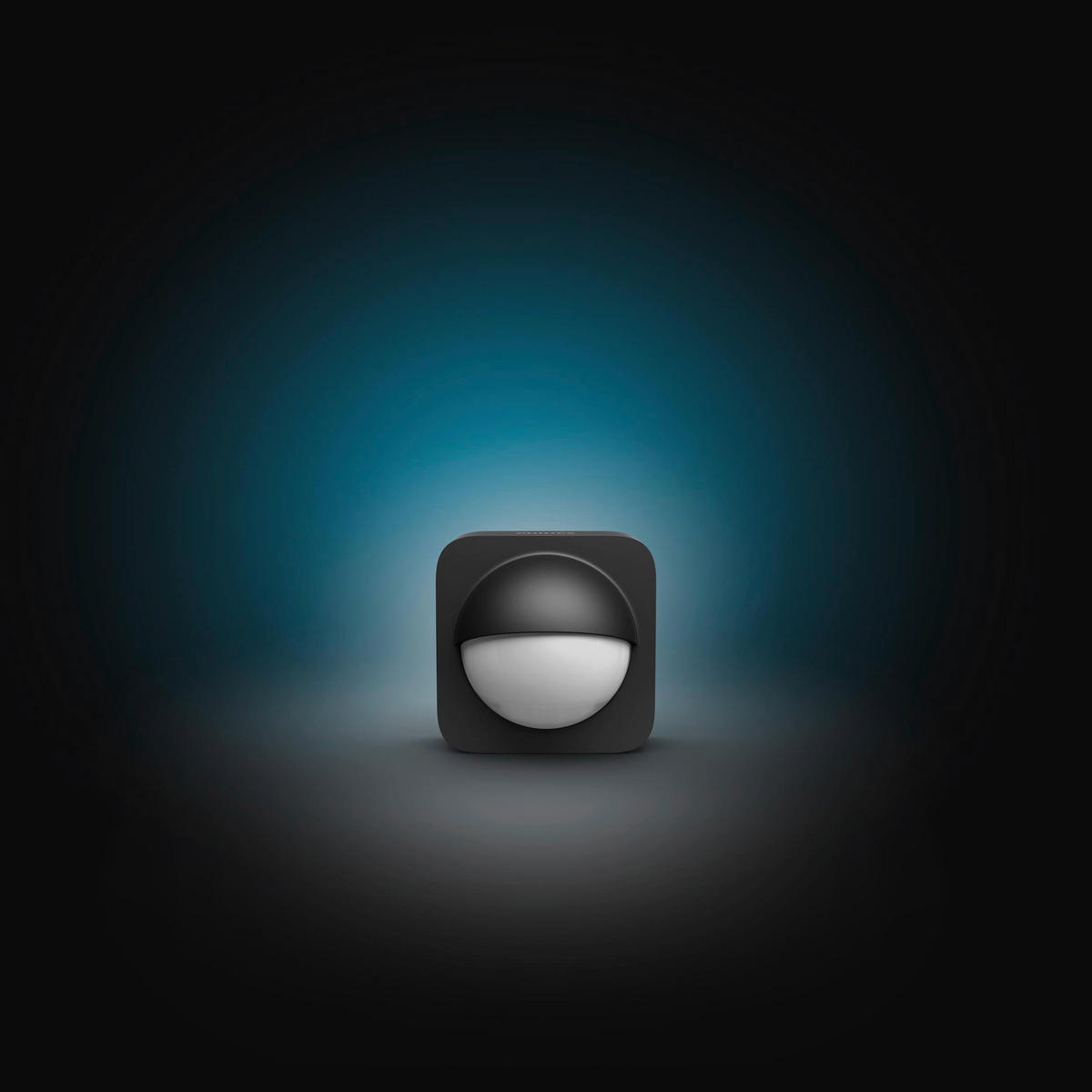 BEWEGUNGSMELDER - Schwarz, Basics, Kunststoff (7,6/7,6cm) - Philips HUE