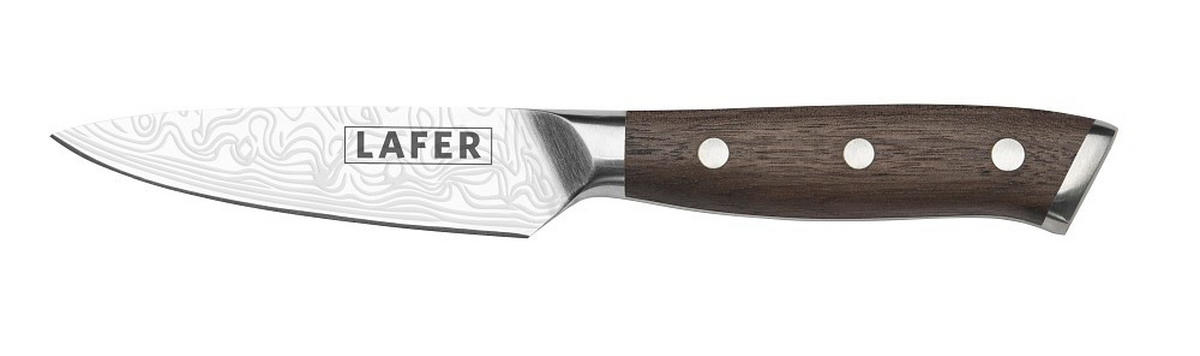 MESSERSET Touch 5-teilig  - Graubraun, Basics, Holz/Metall - Johann Lafer