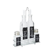 SALT- OCH PEPPARSET - klar, Basics, metall/glas - HOMEWARE