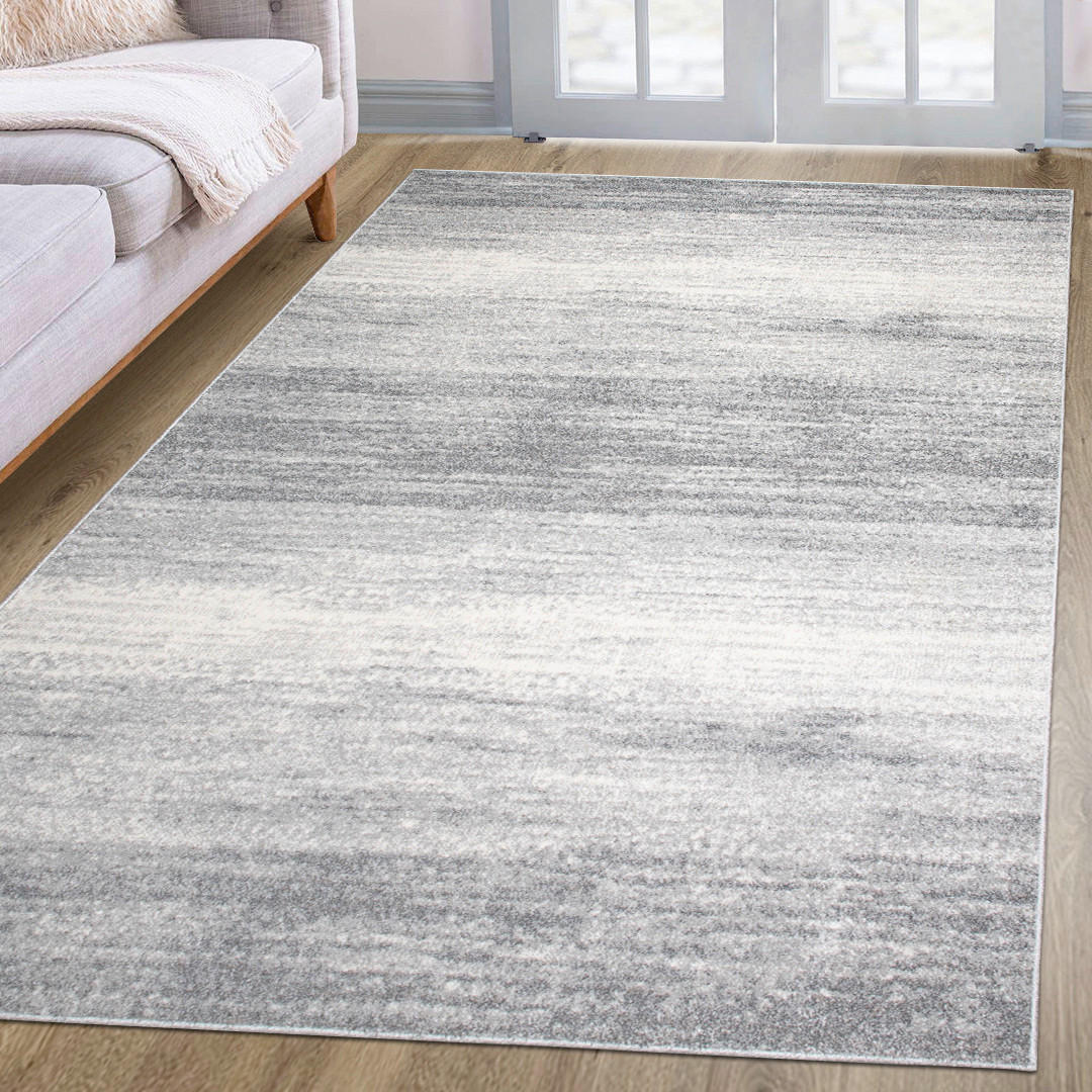 WEBTEPPICH 80/150 cm Mercur Grau  - Grau, Design, Kunststoff/Textil (80/150cm) - Novel
