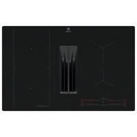 KOCHFELD-DUNSTABZUG-KOMBI KCC83480I  - Schwarz, Basics, Glas (80/22,5/51cm) - Electrolux