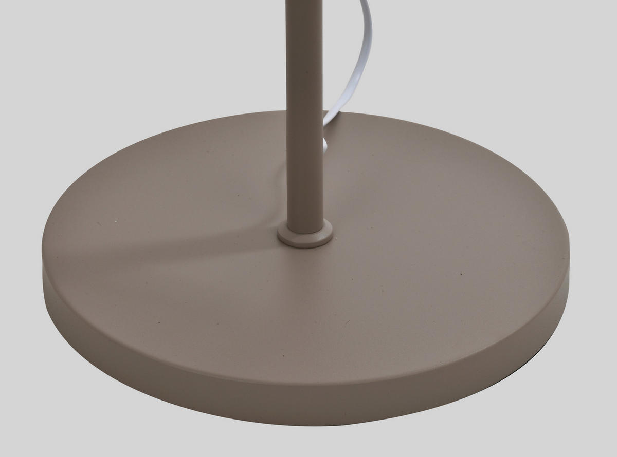 STEHLEUCHTE Montpellier 40/140/30 cm  - Sandfarben/Weiß, Design, Kunststoff/Metall (40/140/30cm)
