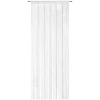 PROVÁZKOVÝ ZÁVĚS, barvy stříbra, bílá, 90/245 cm - bílá/barvy stříbra, Basics, textil (90/245cm) - Boxxx