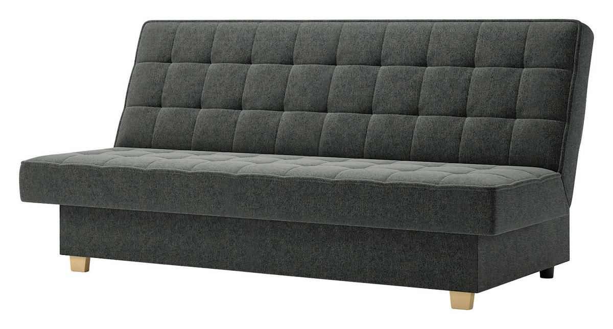 SCHLAFSOFA Grau  - Grau, Design, Holzwerkstoff/Kunststoff (192/92/95cm) - MID.YOU