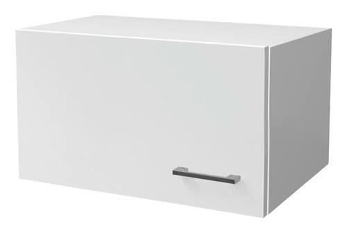 KÜCHENOBERSCHRANK 60/32/32 cm in Weiß - Alufarben/Weiß, KONVENTIONELL, Holzwerkstoff/Kunststoff (60/32/32cm) - FlexWell