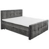 BOXBETT 160/200 cm  in Anthrazit  - Anthrazit/Schwarz, Modern, Holzwerkstoff/Kunststoff (160/200cm) - MID.YOU