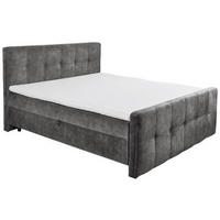 BOXBETT 180/200 cm  in Anthrazit  - Anthrazit/Schwarz, Modern, Holzwerkstoff/Kunststoff (180/200cm) - MID.YOU