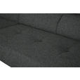ECKSOFA in Chenille Dunkelgrau 205/280 cm - Dunkelgrau/Schwarz, Design, Textil/Metall (205/280cm) - Xora