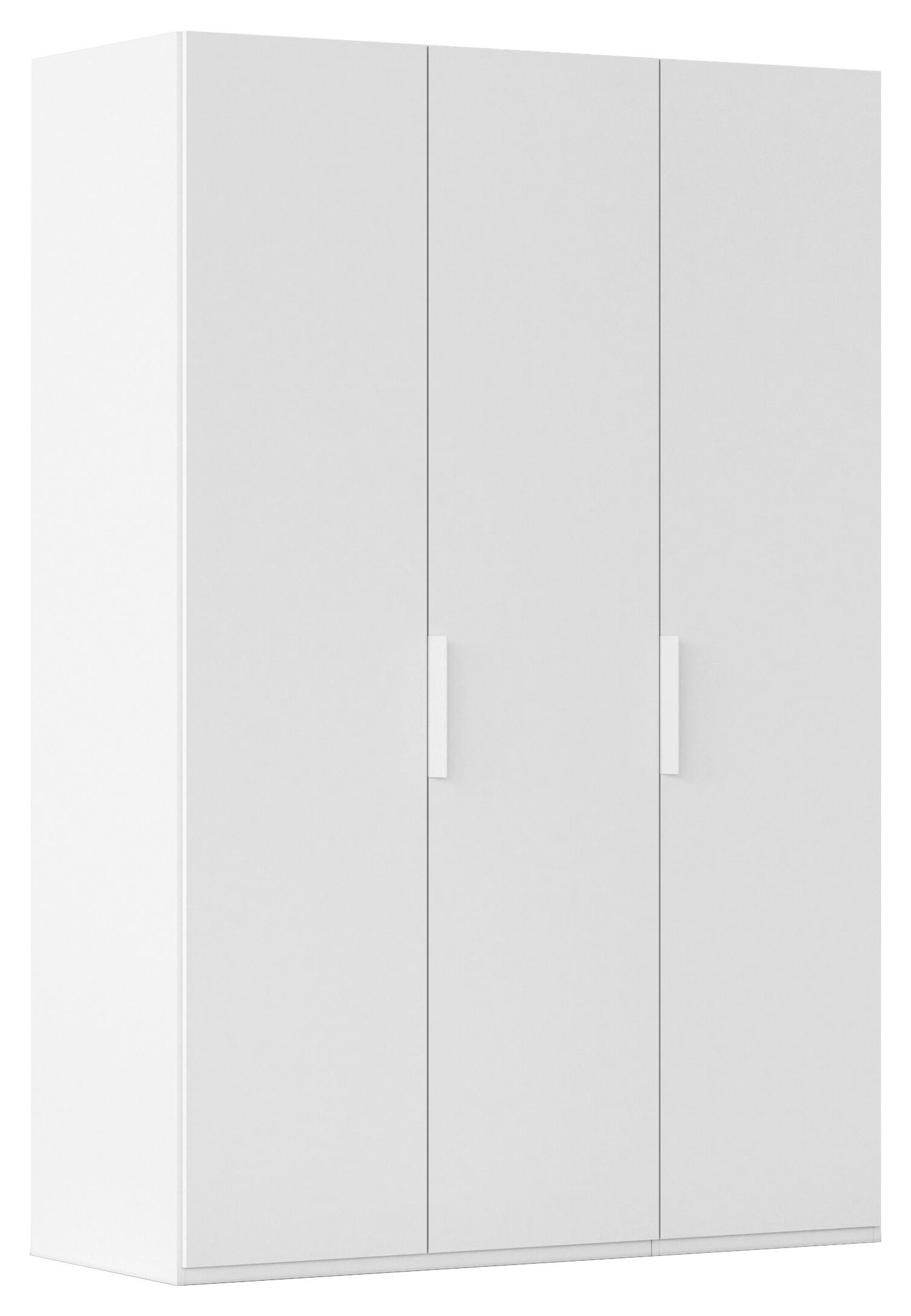 DREHTÜRENSCHRANK 151/223/61 cm,  in Weiß, 3 Tür(en)  - Weiß, Basics, Holzwerkstoff/Metall (151/223/61cm) - Novel