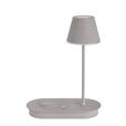 LED-TISCHLEUCHTE 25/12/33 cm   - Grau, Design, Kunststoff/Metall (25/12/33cm) - Novel