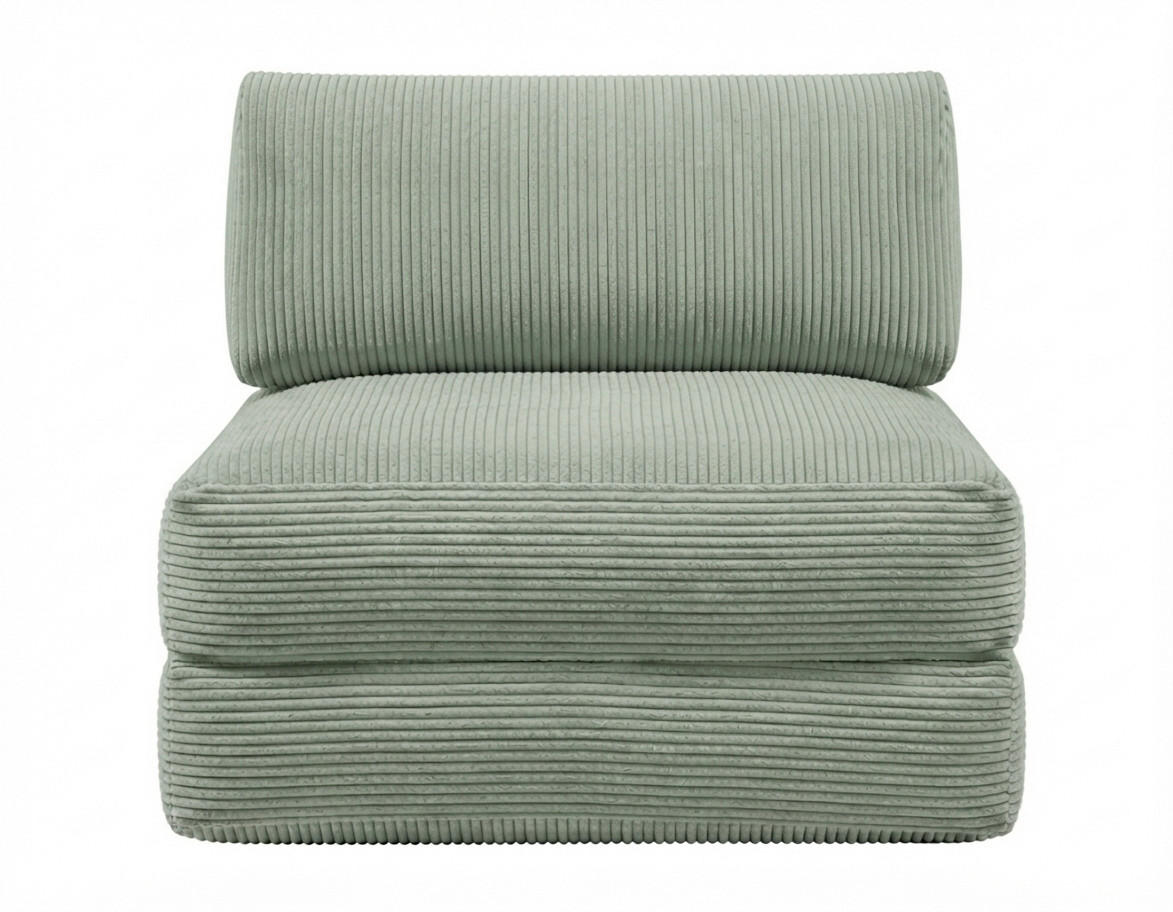 SCHLAFSESSEL Cord Mintgrün Rückenkissen  - Mintgrün, KONVENTIONELL, Textil (85/80/85cm) - Xora