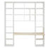 BÜCHERWAND in 224,5/250,9/49,2 cm Weiß, Eschefarben - Eschefarben/Weiß, Design, Holz/Holzwerkstoff (224,5/250,9/49,2cm) - Invivus BÜCHERWAND in 224,5/250,9/49,2 cm Weiß, Eschefarben - Eschefarben/Weiß, Design, Holz/Holzwerkstoff (224,5/250,9/49,2cm) - Invivus