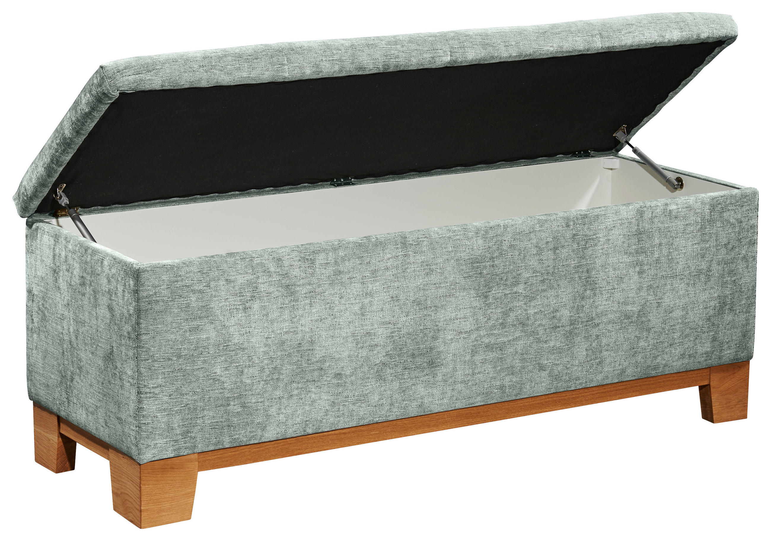 SITTBÄNK i textil mintgrön  - mintgrön/ekfärgad, Klassisk, trä/textil (139/58/50cm) - Carryhome