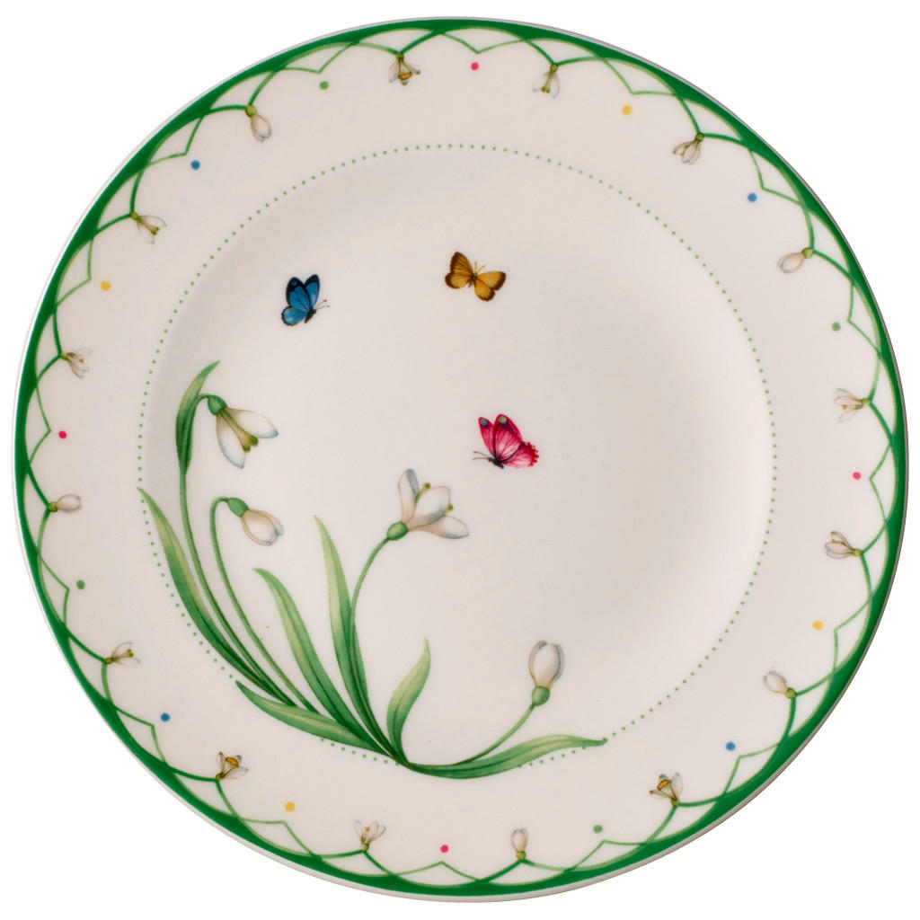 TANJUR ZA DORUČAK 22 cm Colourful Spring - bijela/zelena, Trend, keramika (22cm) - Villeroy & Boch