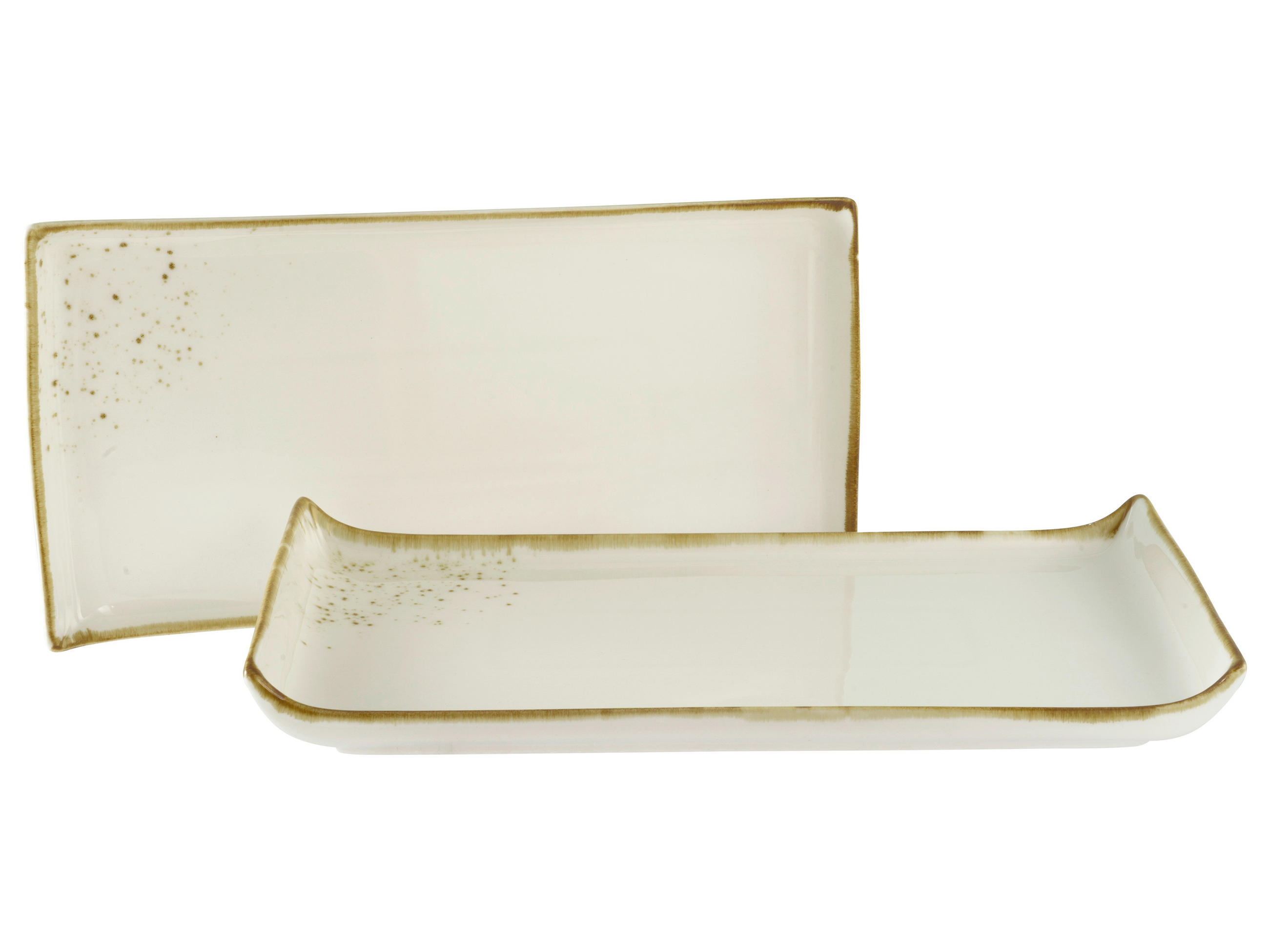 SERVERINGSBRICKA SET Nature Collection Creme  - cremefärgad, Basics, keramik (33/16,5/3,5cm) - Creatable