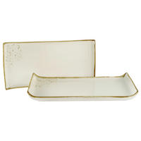 SERVERINGSBRICKA SET Nature Collection Creme  - cremefärgad, Basics, keramik (33/16,5/3,5cm) - Creatable