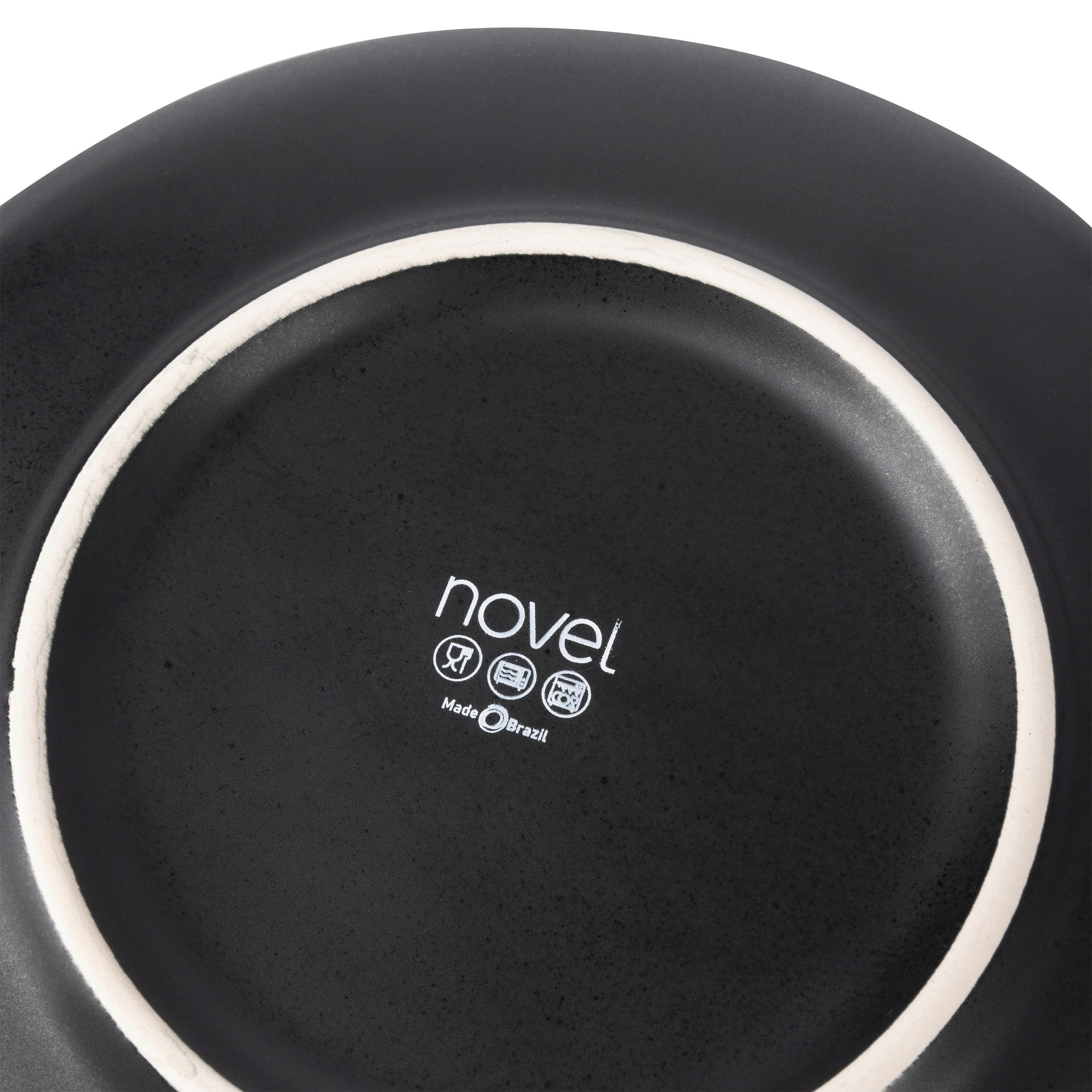 TAFELSERVICE Schwarz 16-teilig  - Schwarz, LIFESTYLE, Keramik - Novel