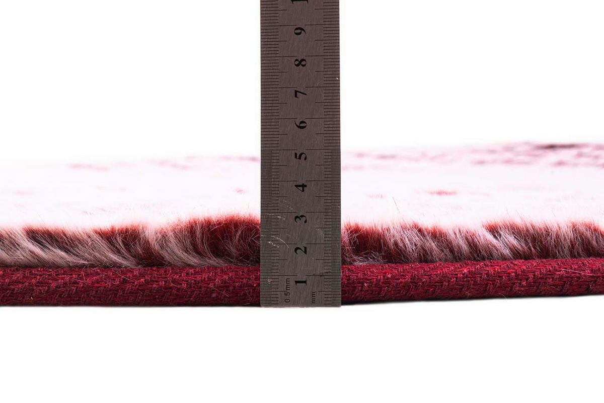 TEPPICH 90/90 cm Dunkelrot  - Dunkelrot, Basics, Textil (90/90cm) - Tom Tailor