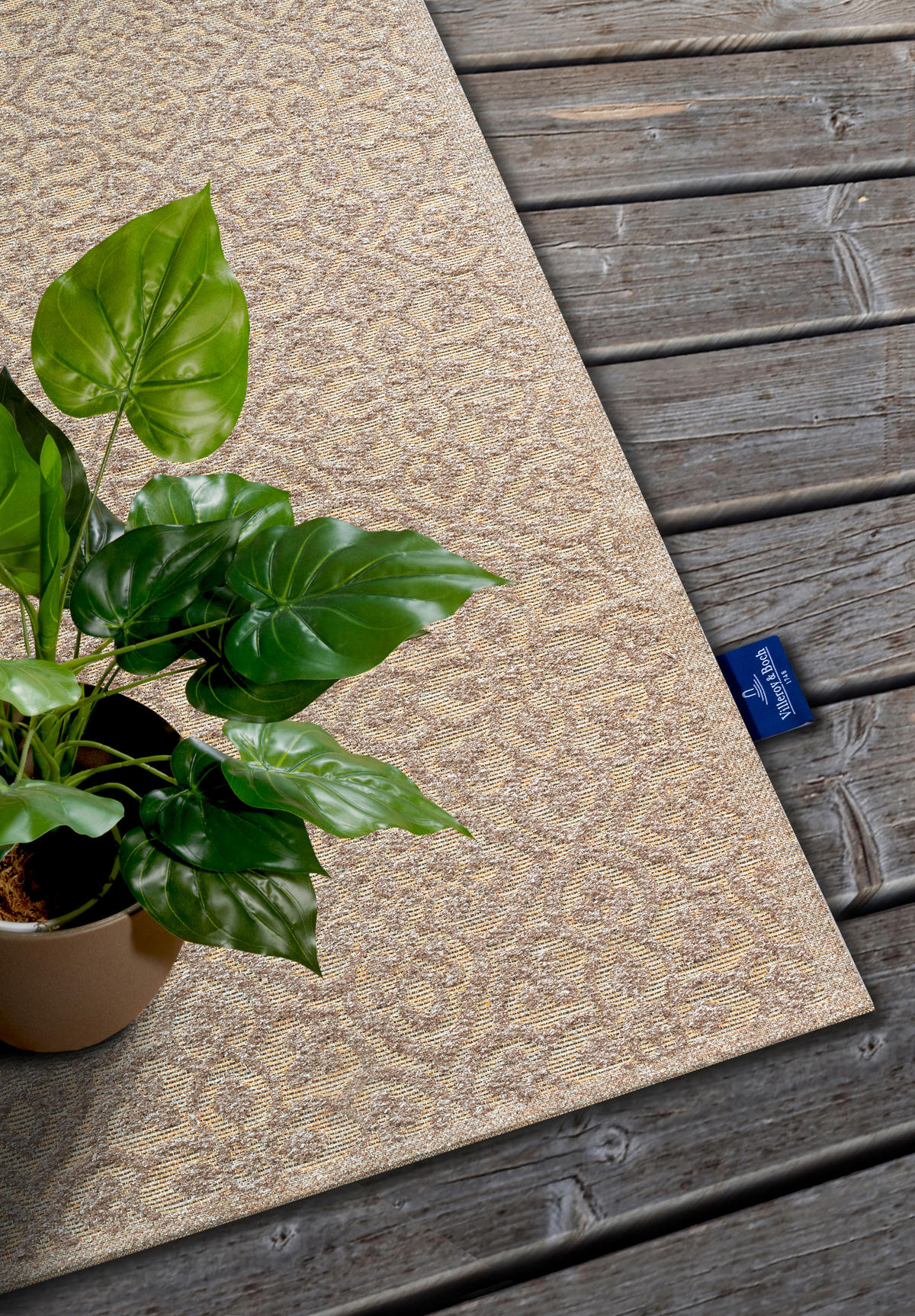 OUTDOORTEPPICH 200/290 cm Kollektion 1883 Beige  - Beige, Design, Kunststoff/Textil (200/290cm) - Villeroy & Boch